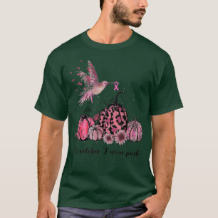 Camiseta En Octubre Usamos Cáncer De Mama De Colibrí Rosa
