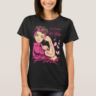 Camiseta En Octubre Usamos Cáncer De Mama De Mujer Negra Ro