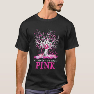 Camiseta En Octubre, Usamos Cáncer De Mama En Árbol De Cala
