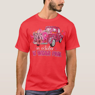Camiseta En Octubre Usamos Cáncer De Mama En Autobús Escola