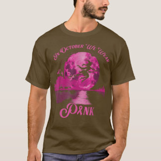 Camiseta En Octubre Usamos Cáncer De Mama Gracioso Rosa 