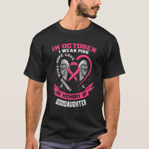 Camiseta En Octubre Usamos Cáncer De Mama Hija Rosa