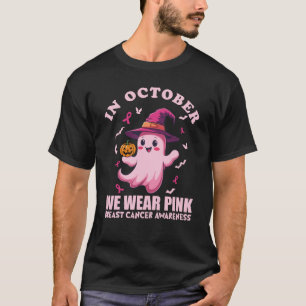Camiseta En Octubre Usamos Cáncer De Mama Rosa