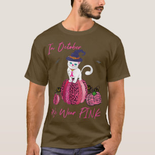Camiseta En Octubre Usamos Cáncer De Mama Rosa