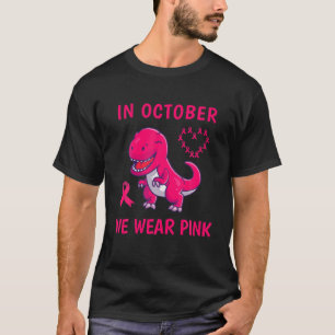 Camiseta En Octubre Usamos Cinta Cáncer De Mama Rosa
