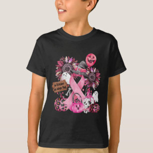 Camiseta En Octubre Usamos Cinta Rosa Fantasma Halloween Br