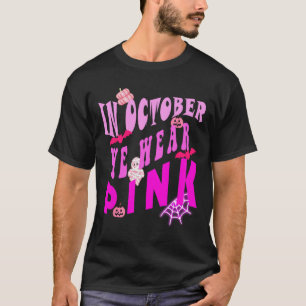 Camiseta En Octubre Usamos Conciencia Rosa Del Cáncer De Ma