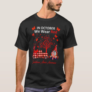 Camiseta En Octubre Usamos Conciencia Sobre El Abuso De Sus