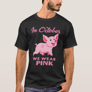 Camiseta En Octubre Usamos Conciencia Sobre El Cáncer De M