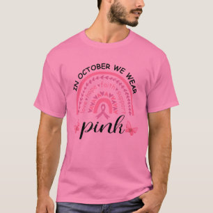 Camiseta En Octubre Usamos Conciencia Sobre El Cáncer De M