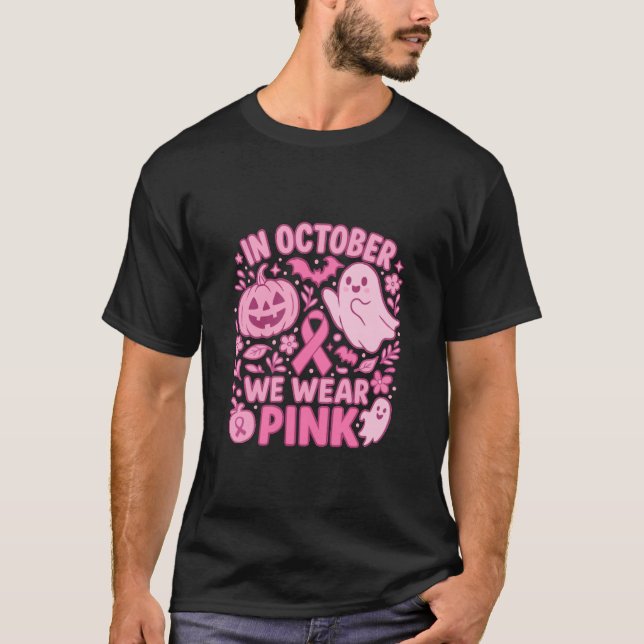 Camiseta En Octubre Usamos Conciencia Sobre El Cáncer De Ma (Anverso)