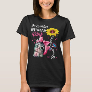Camiseta En Octubre Usamos Conciencia Sobre El Cáncer De Ma