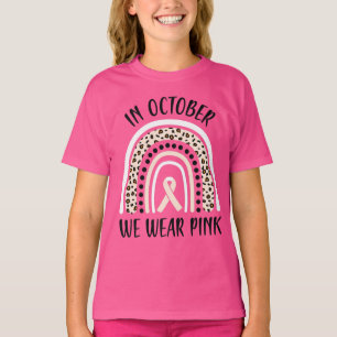 Camiseta En Octubre Usamos Conciencia Sobre El Cáncer De Ma