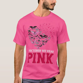 Camiseta En Octubre Usamos Conciencia Sobre El Cáncer De Ma