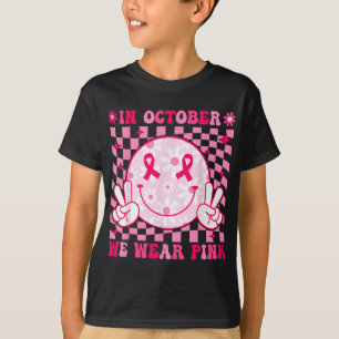 Camiseta En Octubre Usamos Conciencia Sobre El Cáncer De Ma