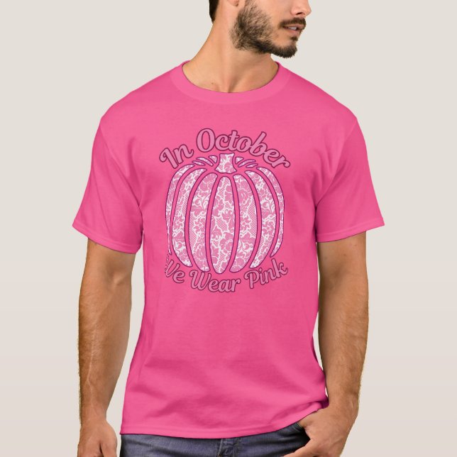 Camiseta En Octubre Usamos Conciencia Sobre El Cáncer De Ma (Anverso)