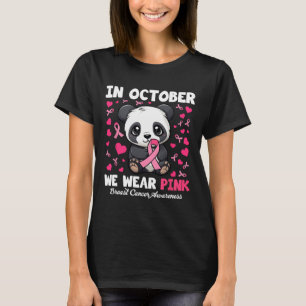 Camiseta En Octubre Usamos Conciencia Sobre El Cáncer De Ma