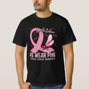 Camiseta En Octubre Usamos Conciencia Sobre El Cáncer De Ma
