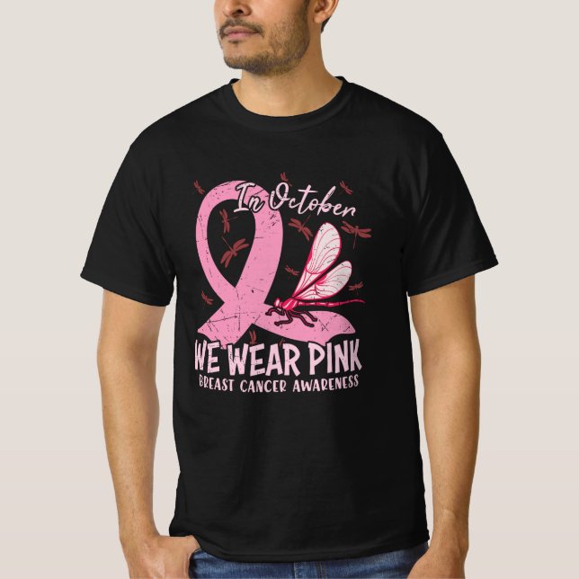 Camiseta En Octubre Usamos Conciencia Sobre El Cáncer De Ma (Anverso)