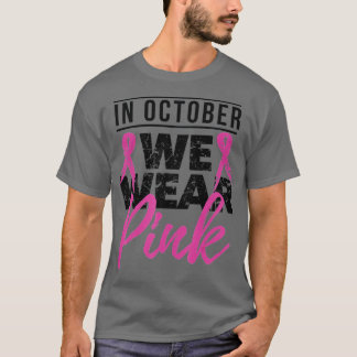 Camiseta En Octubre Usamos Conciencia Sobre El Cáncer De Ma