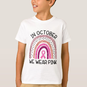 Camiseta En Octubre Usamos Conciencia Sobre El Cáncer De Ma