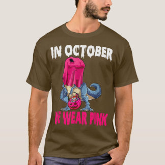 Camiseta En Octubre Usamos Conciencia Sobre El Cáncer De Ma