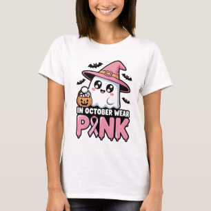 Camiseta En Octubre Usamos Conciencia Sobre El Cáncer De Ma
