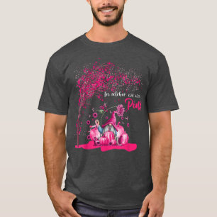 Camiseta En Octubre Usamos Conciencia Sobre El Cáncer De Ma