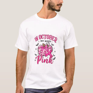 Camiseta En Octubre Usamos Conciencia Sobre El Cáncer De Ma