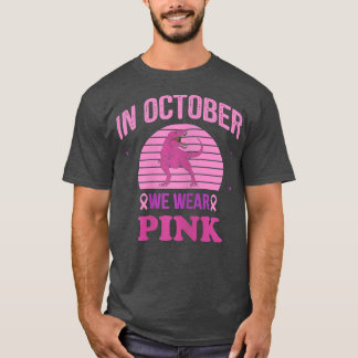 Camiseta En Octubre, Usamos Dinosaurios Rosados.