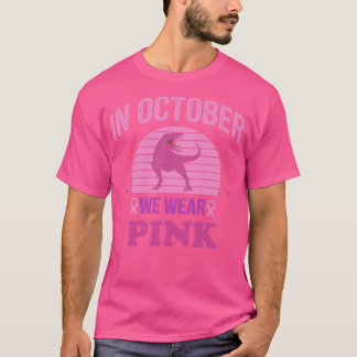 Camiseta En Octubre, Usamos Dinosaurios Rosados.
