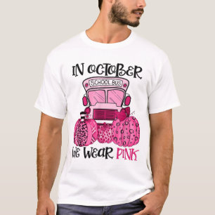 Camiseta En Octubre, Usamos El Bebé De Conductor De La Escu