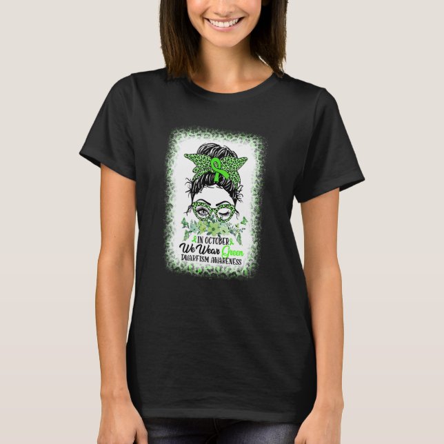 Camiseta En Octubre Usamos El Desorden De La Concienciación (Anverso)