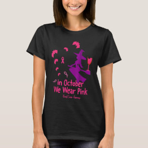 Camiseta En Octubre Usamos El Hal De Brujas Para Conciencia