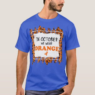 Camiseta En Octubre Usamos El Leopardo B De Conciencia Sobr