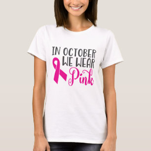 Camiseta En Octubre Usamos El Rosa Concienciación sobre e