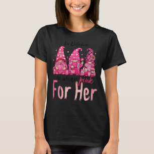 Camiseta En Octubre Usamos El Rosado Para Ella Y Para Gnome