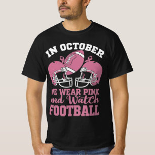 Camiseta En Octubre Usamos El Rosado Y Vemos El Fútbol