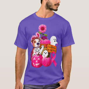 Camiseta En Octubre Usamos El Salón Rosa Pitbull De Cáncer