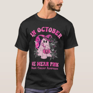 Camiseta En Octubre Usamos Fantasma De Mujeres Con Cáncer D