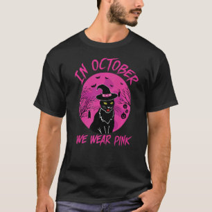 Camiseta En Octubre Usamos Gato Rosado Qué Asesinato De Gat