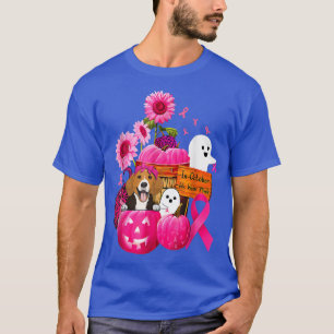 Camiseta En Octubre Usamos Hallo De Cáncer De Mama Beagle R