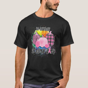 Camiseta En Octubre, Usamos La Impresión De Leopardo Rosado