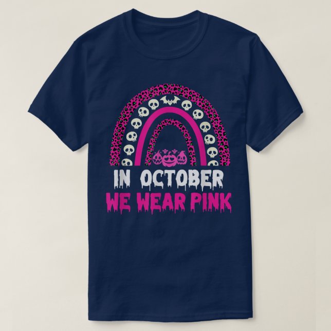 Camiseta En Octubre Usamos La Sala De Calabaza De Cáncer De (Diseño del anverso)