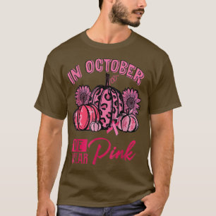 Camiseta En Octubre Usamos La Sala De Cáncer De Mama De Cal