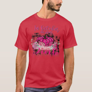 Camiseta En Octubre Usamos La Sala De Cáncer De Mama De Cal