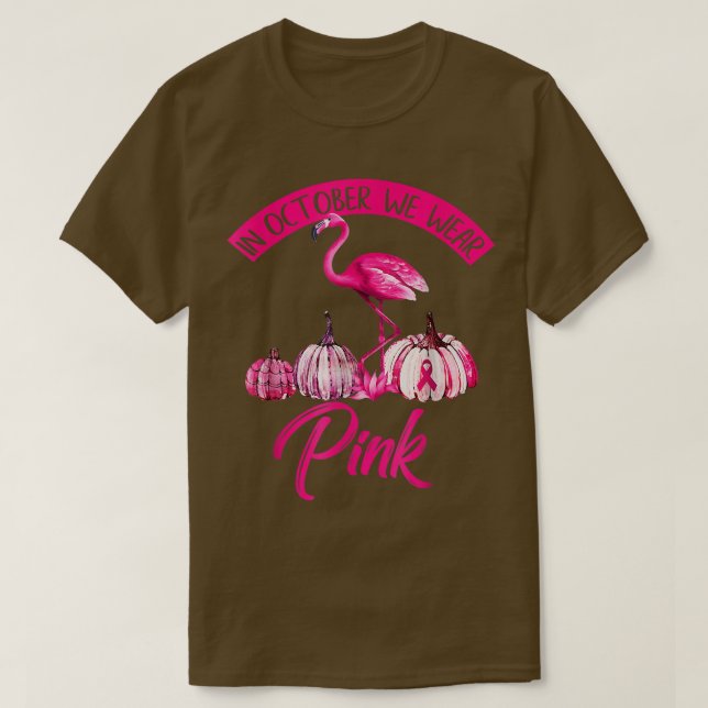 Camiseta En Octubre Usamos La Sala De Cáncer De Mama De Cal (Diseño del anverso)