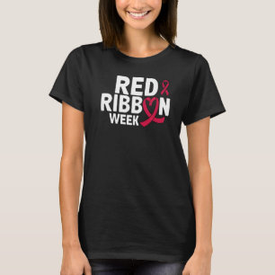Camiseta En Octubre Usamos La Semana De La Cinta Roja 1