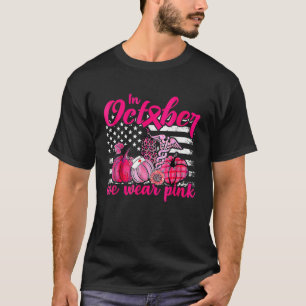 Camiseta En Octubre Usamos Leche De Calabaza Rosa