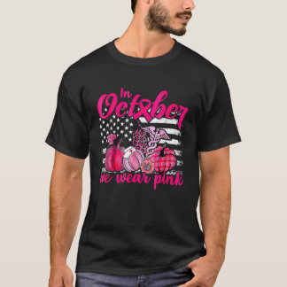 Camiseta En Octubre Usamos Leche De Calabaza Rosa
